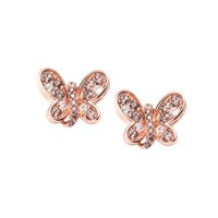 Orecchini Amen Donna Farfalle in Argento Zircone EBURBM - EBURBM